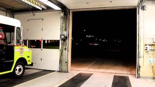 Liftmaster Commercial Garage Door Operator  Closing cycle with timermov [upl. by Anstus282]