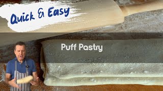 Quick and Easy Puff Pastry Recipe [upl. by Oigolue]