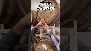 whiskey thieving 101 barrelproof bourbon whiskeythief drill thieves barrel [upl. by Enylekcaj943]