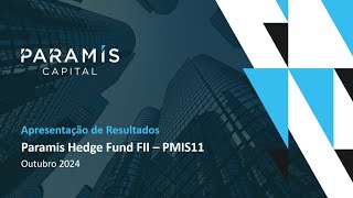 Apresentação de Resultados  PMIS 11 [upl. by Madeline]