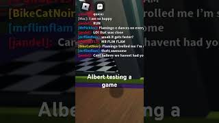 Albert trolling Roblox roblox trolling flamingo [upl. by Nosnor975]