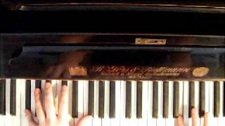 How to play DJ LhasaGianni Togni Giulia  Piano Tutorial swedish [upl. by Goodyear67]