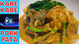 CHAMPION KARE KARE PATA NG BABOY  PORK PATA KARE KARE RECIPE  ONCHOS KITCHEN [upl. by Ekihc738]