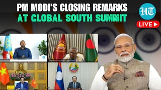 LIVE  PM Modi Delivers Closing Remarks At Voice Of Global South Summit [upl. by Alet14]