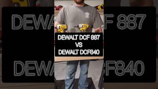 DEWALT DCF887 VS DEWALT DCF840 [upl. by Ducan]