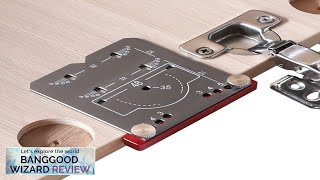 35mm Aluminum Alloy Hinge Jig Carpentry Tool for Concealed Hinges Drill Guide Review [upl. by Chiquita]