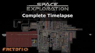 Factorio Timelapse  Space Exploration [upl. by Kristofor]