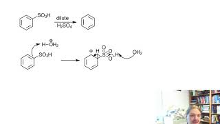 Desulfonation of benzenesulfonic acid [upl. by Virgie]