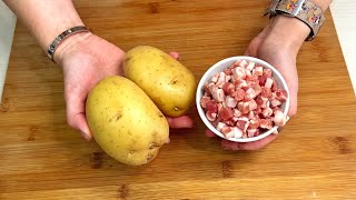 HAI PATATE E PANCETTA prova questa ricetta facile e veloce per pranzo o cena deliziosa [upl. by Jovi990]