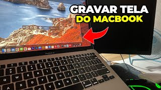 Como gravar tela do macBook com ÁUDIO Atualizado 2024 [upl. by Nosinned733]