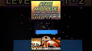 Atari Millipede Levels 12 Gameplay Hard Mode  Atari Flashback Blast Vol 1 [upl. by Yorgo]