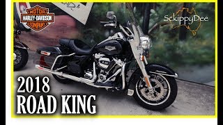 2018 Harley Davidson Road King Test Ride [upl. by Hamrnand]