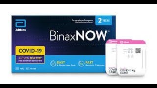 BinaxNOW at home Covid19 Testing Kit Walgreens Purchase [upl. by Whitaker]