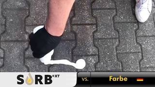 SORB®XT vs Farbe auf Pflastersteinen [upl. by Annaitsirk]