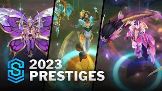 2023 Prestige Skins  League of Legends [upl. by Anirtep]