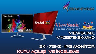 ViewSonic VX32762Kmhd fiyatperformans monitör inceleme [upl. by Elockcin228]