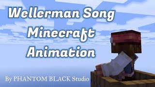 Sea Shanty Wellerman song Minecraft animation  minecraft  by phantom black studio original [upl. by Macey]