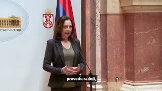 Stamenkovićeva Svi građani Srbije imaju pravo na dostojanstvenu starost [upl. by Nnanerak628]