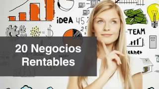 20 Negocios Rentables en México [upl. by Eneryc172]