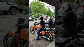 Zlot motocyklowy Szreniawa pod starym młynem z lat 1800 motorcycle motor motovlog chopper [upl. by Salokcin734]