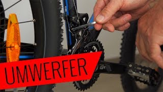 Shimano Umwerfer wechseln  einfach amp schnell  Fahrradorg [upl. by Ocsisnarf]