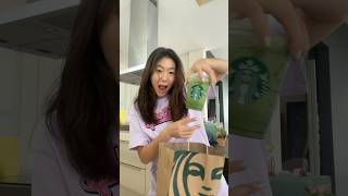 Starbucks pistachio matcha latte hack 🍵 starbucks matcha pistachio drink starbuckscoffee [upl. by Keraj]