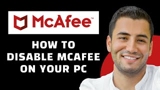 How to Disable McaFee Antivirus in Windows 11 2024 [upl. by Monto]