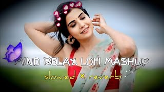 mind relax lofi mashup 😱 Hindi lofi shong new trending songs love mashup Hindi romantic song [upl. by Pape]