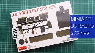 Miniart 135 US Radio Set SCR299 35455 Review [upl. by Ledarf249]