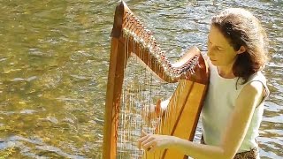 Celtic Harp Solo – A Trip to the Islands Keltische Harfe lever harp  Nadia Birkenstock [upl. by Miehar]