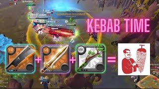 Kebab Sword is Back CarvingKingmaker with Nature Staff  Albion Online [upl. by Kristianson]