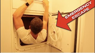 EMERGENCY ESCAPE ON A SUPERYACHT Captains Vlog 141 [upl. by Yelnikcm928]