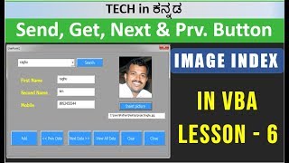 Add Next Prev and Search buttons in VBA  Lesson 6 [upl. by Drawd]