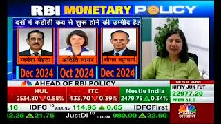 Aditi Nayar  ICRA I On RBI Monetary Policy  CNBC Awaaz [upl. by Sitoiganap]