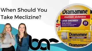 When should you take Meclizine [upl. by Ahsaele]