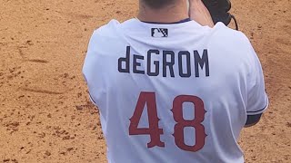 JACOB DeGROM Full Rehab Start 99 MPH Every Pitch 82724 Round Rock Express [upl. by Atsira]