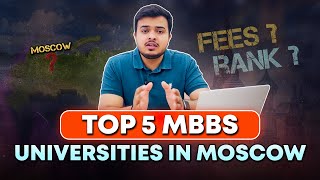 MBBS in Moscow for Indian Students  All Universities amp Fees [upl. by Asilec]