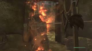 Elder Scrolls V Skyrim Delving through Dustmans Cairn with Farkas [upl. by Imelida]