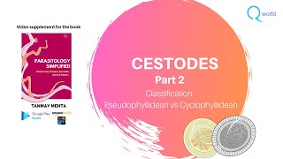 Cestodes classification Pseudophyllidean amp Cyclophyllidean Parasitology simplified tutorials [upl. by Lewie]