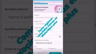 como registrar asociadas en la aplicación de Betterware plus [upl. by Ryan825]