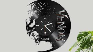 ASMR Video for sleep and Relaxation  Clock Ticking sound 1 Hours  venom wall clock [upl. by Sloan]