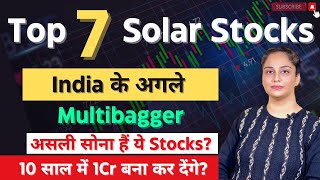 Best Solar Stocks To Buy Now For 2024🔥Solar Stocks In India  Green Stocks  Diversify Knowledge [upl. by Ytima]