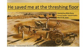 Christ the plague and the threshing floor  1 Chronicles 2118 Bible Study  Powerful [upl. by Marten392]