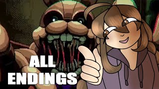 All Endings  FNAF Into The Pit Final Episode [upl. by Cristiona]