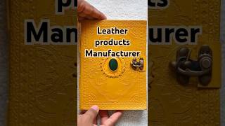 Leather Products Manufacturer in India leatherworking leatherbags fashion leathercraft journal [upl. by Adekahs]