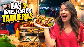 CENTRO HISTORICO 🇲🇽 Las 3 TAQUERÍAS IMPERDIBLES en CDMX 4K [upl. by Edlitam]