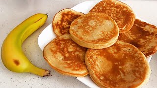 How To Make Pancakes  Easy Banana Pancakes Recipe [upl. by Rajiv]