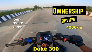 Ktm Duke 390 ownership honest review 4000km duke390 [upl. by Palua774]