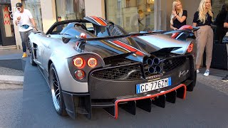 € 4 million Pagani Huayra BC Roadster driving in Croatia [upl. by Adis]