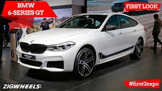 BMW 6Series GT  First Look  Auto Expo 2018  ZigWheelscom [upl. by Thurston]